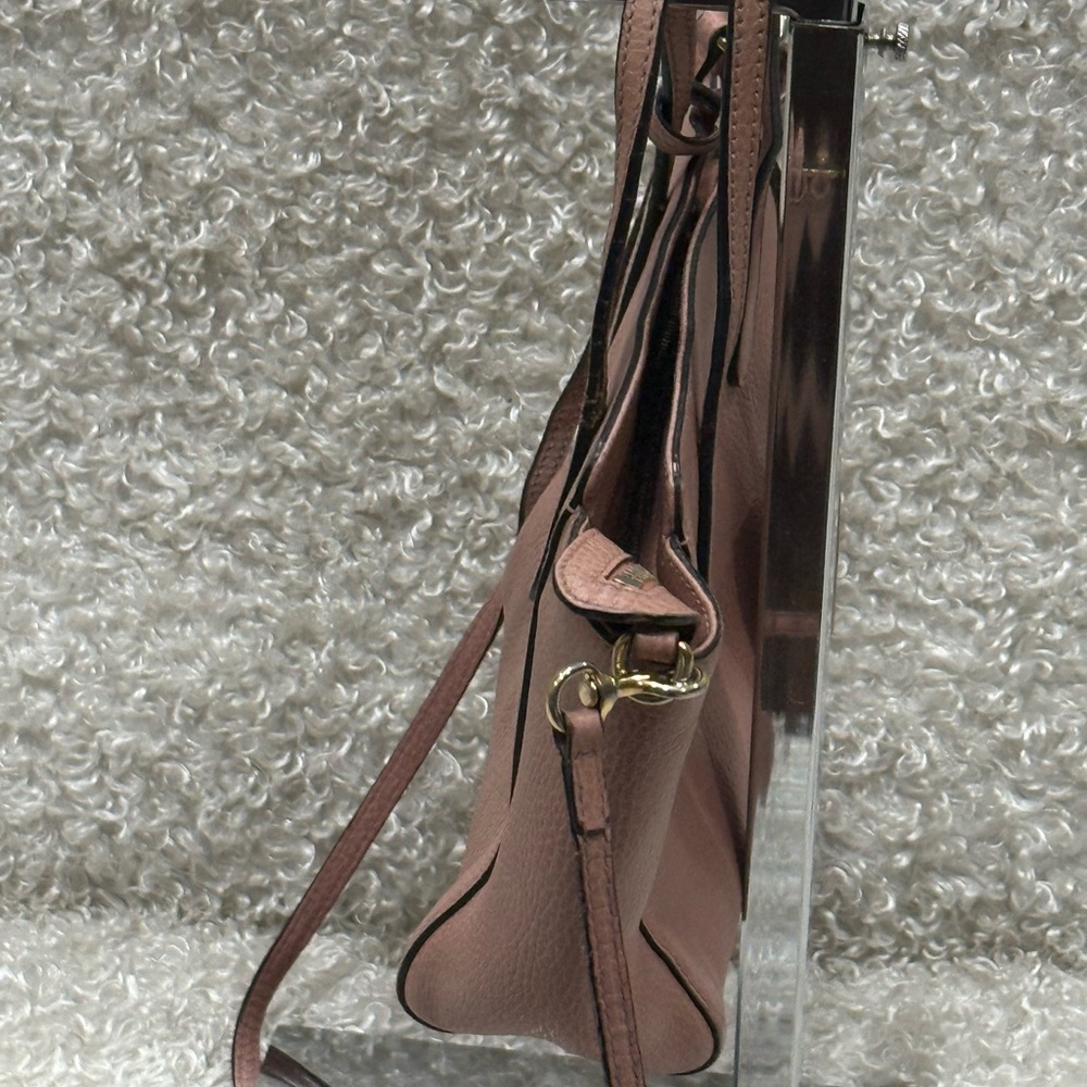 Gucci Pink Leather Swing Leather Tote Bag - Picture 7 of 16
